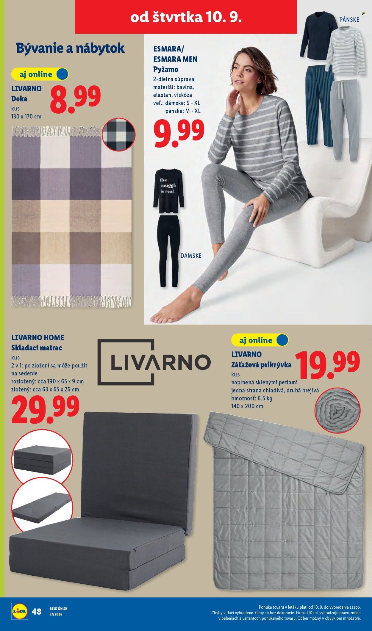 LIDL leták - Od pondelka 7.9.2026