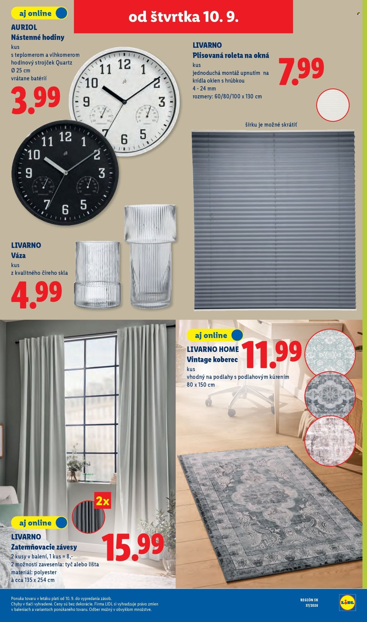 LIDL leták - Od pondelka 7.9.2026
