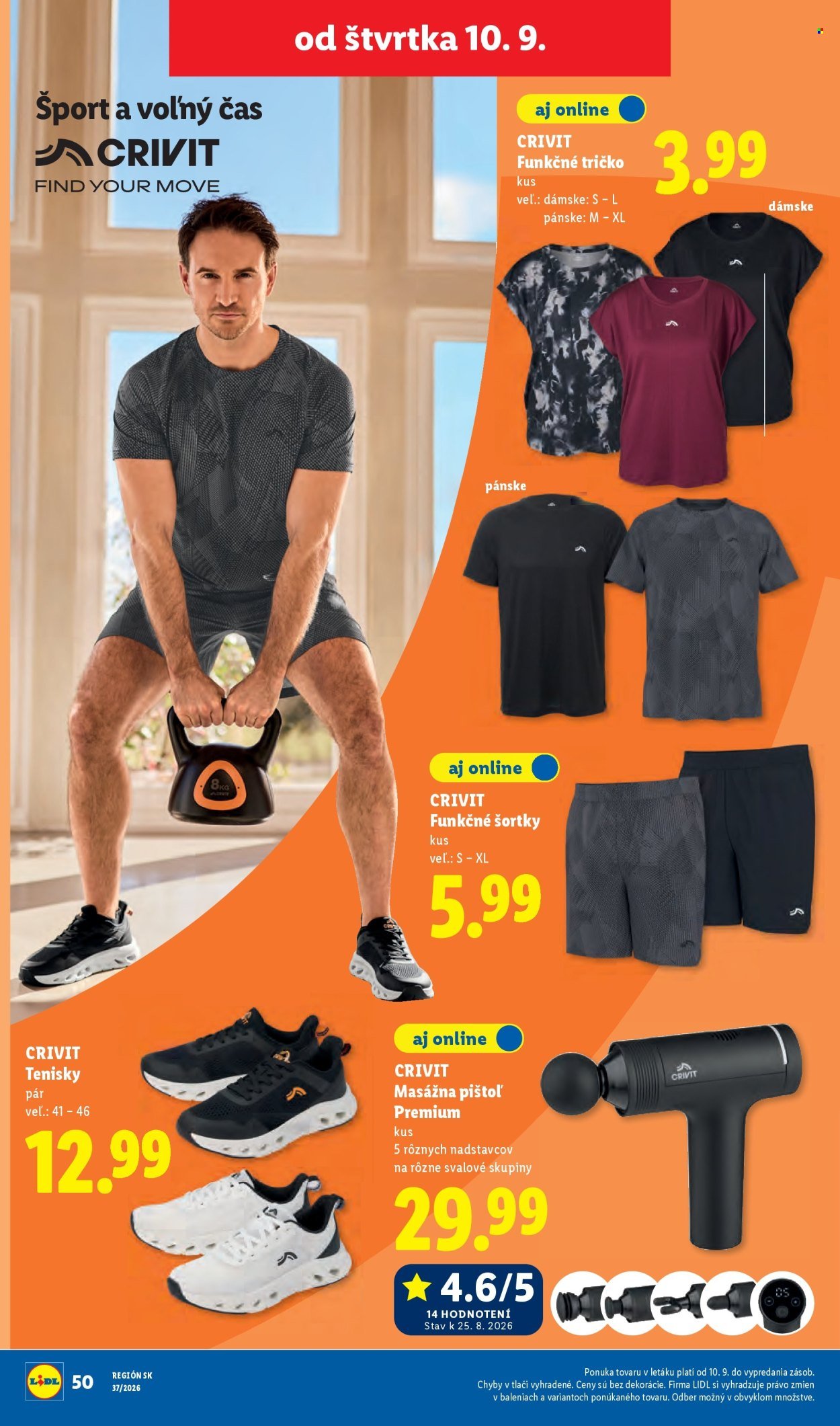 LIDL leták - Od pondelka 7.9.2026