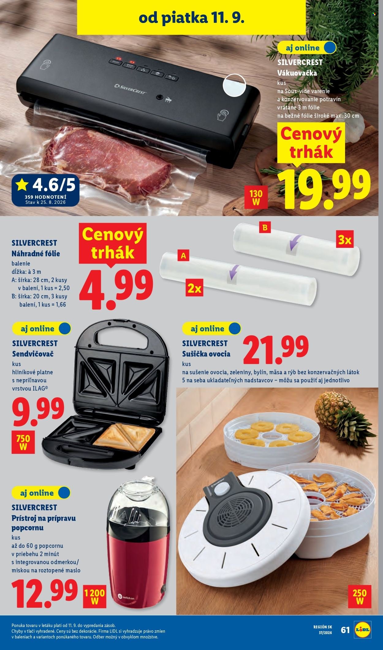LIDL leták - Od pondelka 7.9.2026