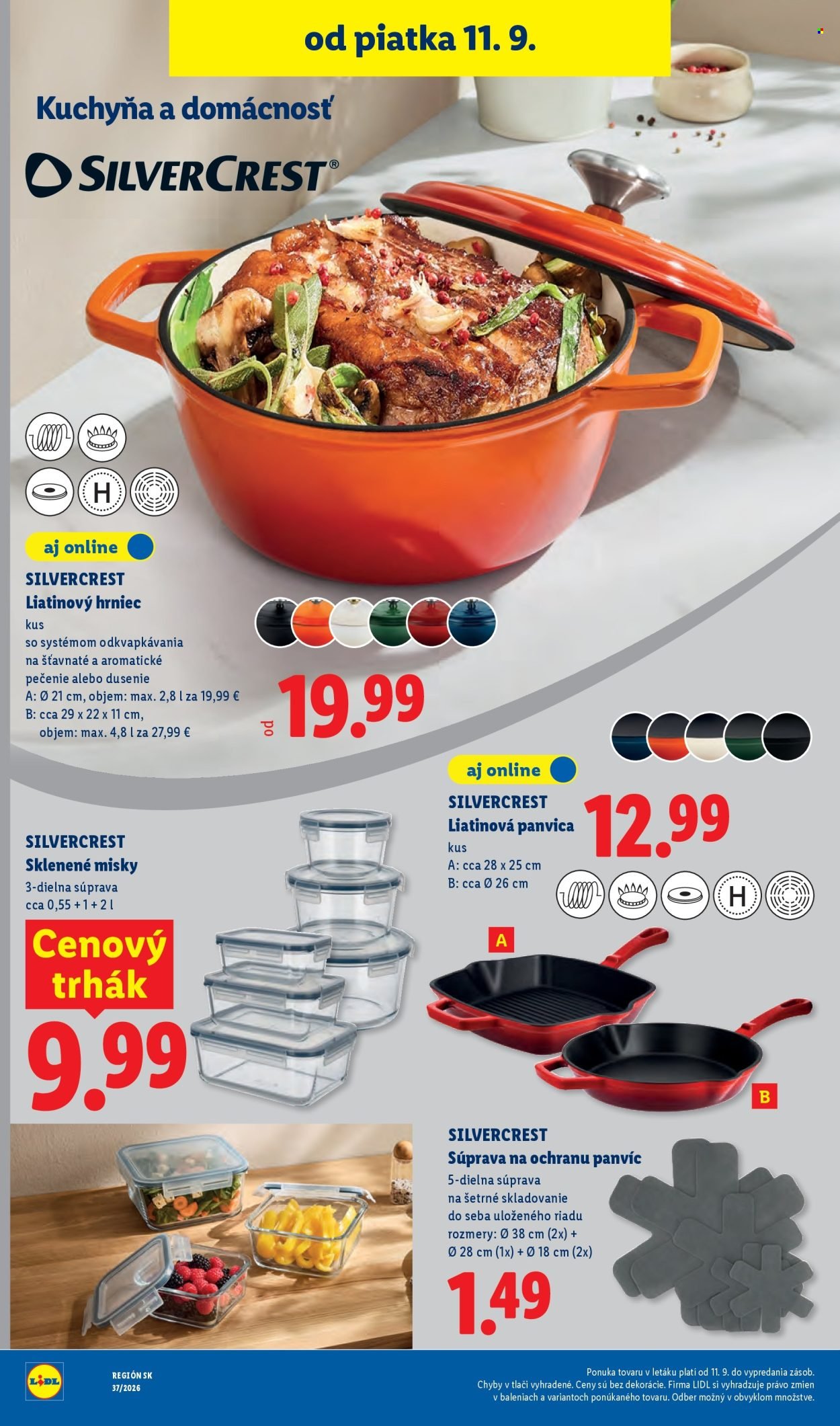 LIDL leták - Od pondelka 7.9.2026