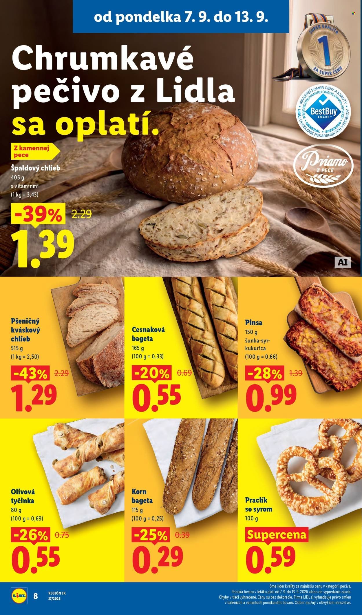 LIDL leták - Od pondelka 7.9.2026