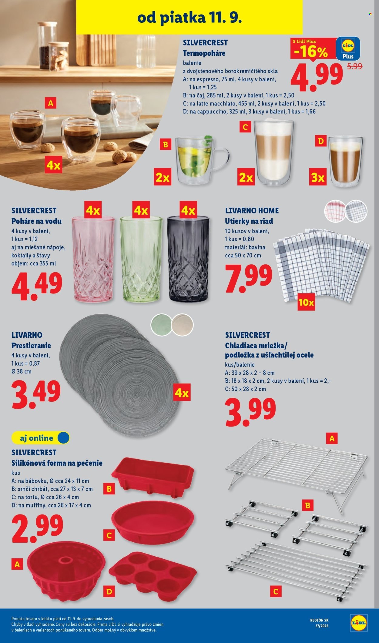 LIDL leták - Od pondelka 7.9.2026