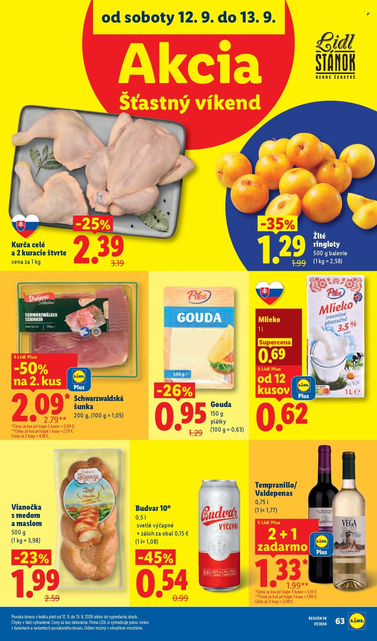 LIDL leták - Od pondelka 7.9.2026