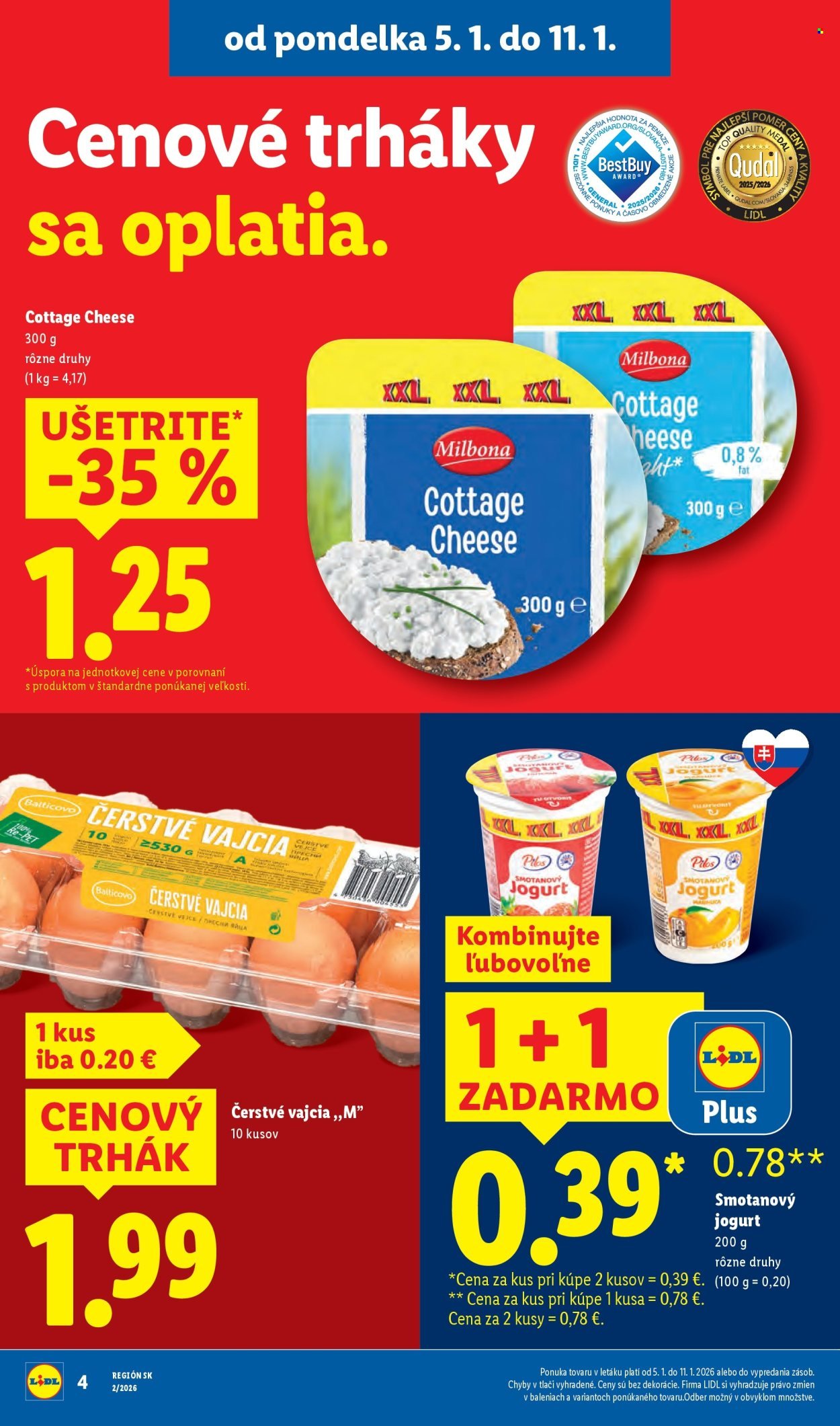 LIDL leták - Od pondelka 5.1.2026 (2026-01-05 - 2026-01-11) | 4