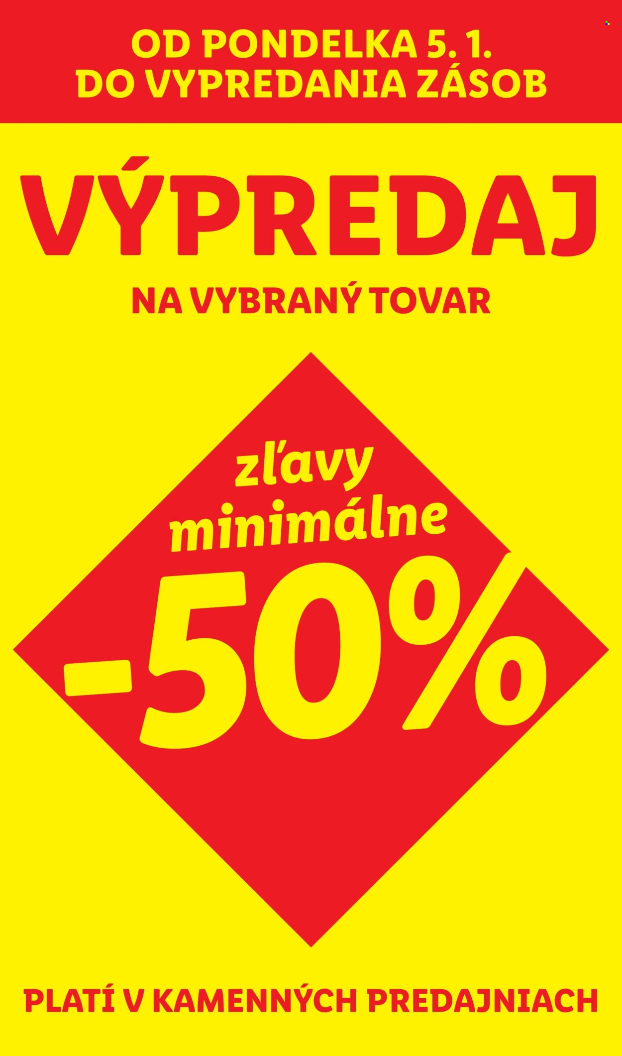 LIDL leták - Od pondelka 5.1.2026 (2026-01-05 - 2026-01-11) | 44