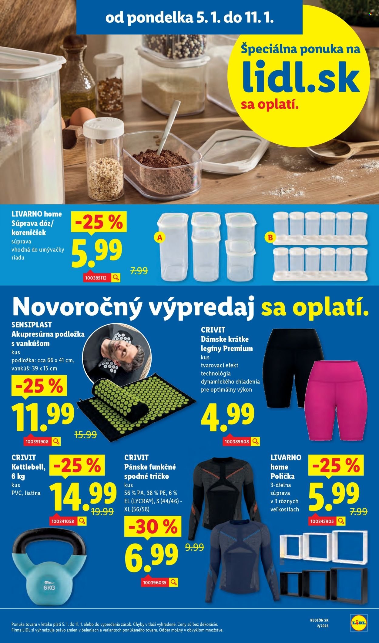 LIDL leták - Od pondelka 5.1.2026 (2026-01-05 - 2026-01-11) | 49