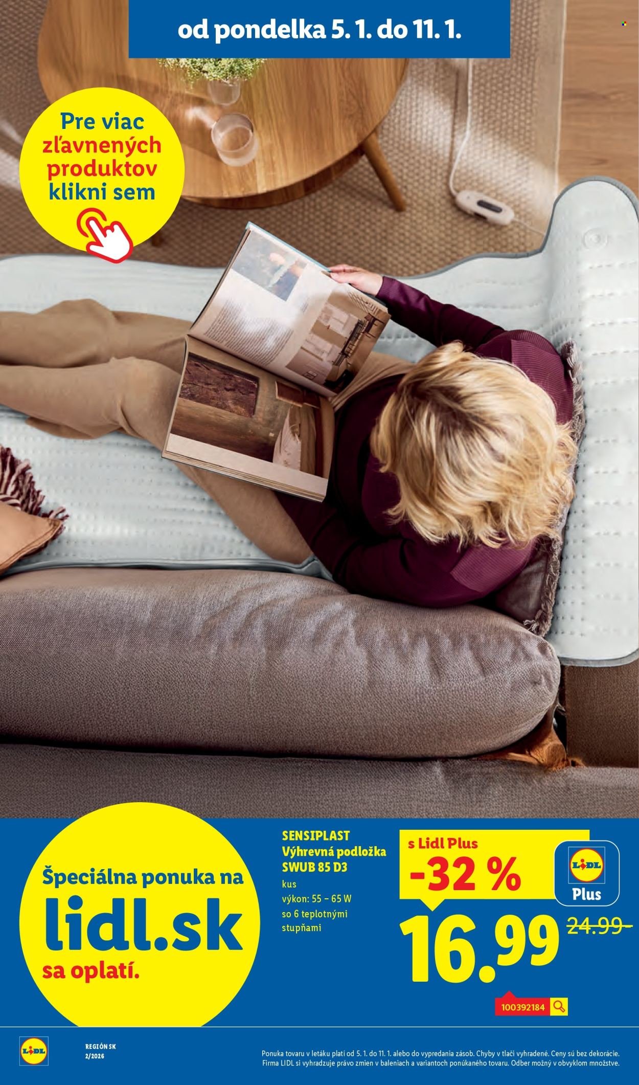 LIDL leták - Od pondelka 5.1.2026 (2026-01-05 - 2026-01-11) | 50