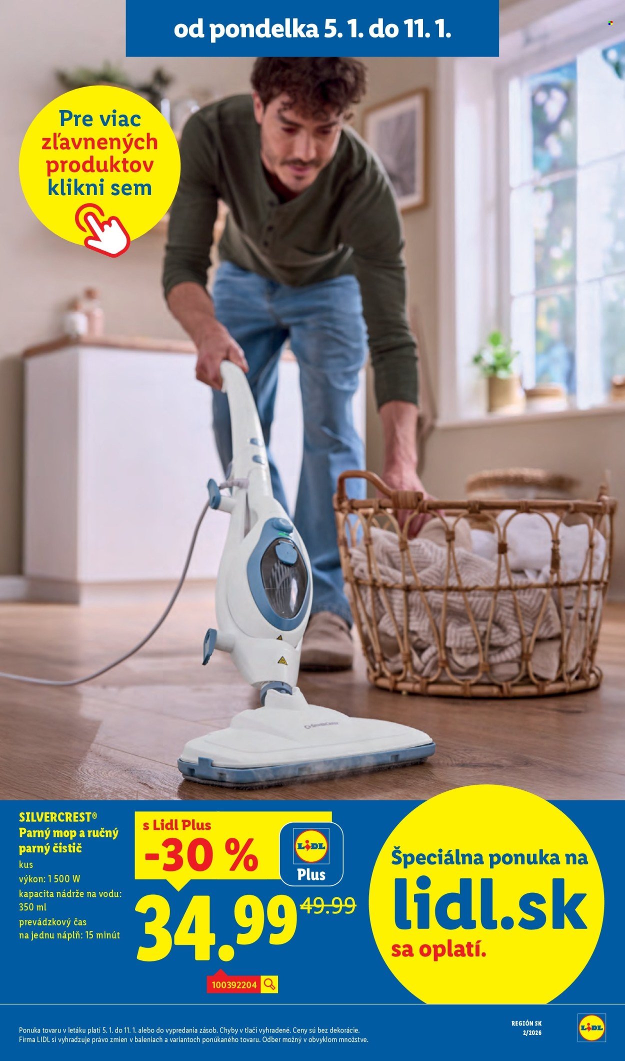 LIDL leták - Od pondelka 5.1.2026 (2026-01-05 - 2026-01-11) | 51