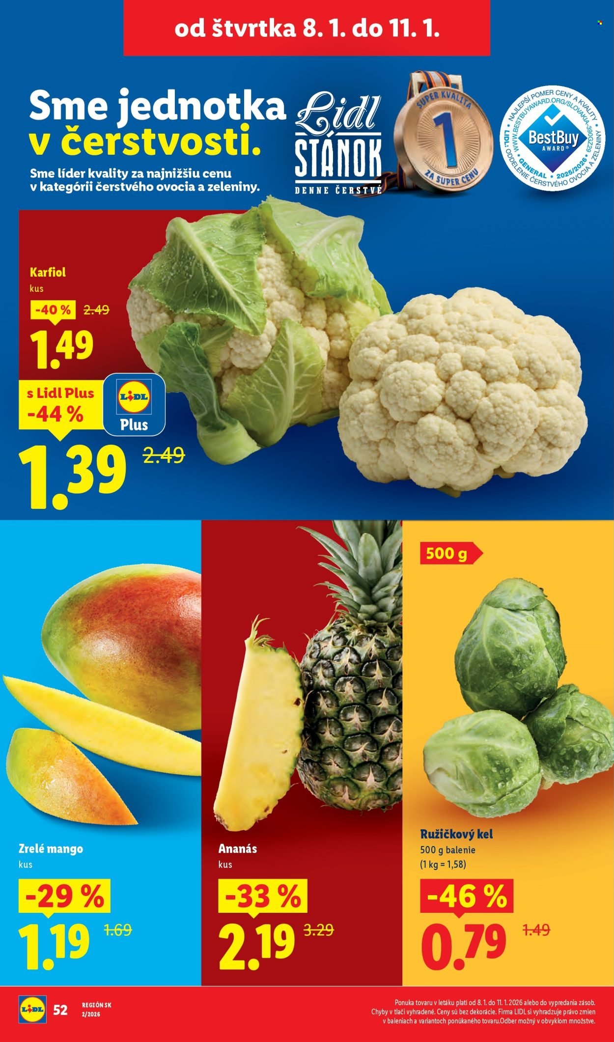 LIDL leták - Od pondelka 5.1.2026 (2026-01-05 - 2026-01-11) | 62