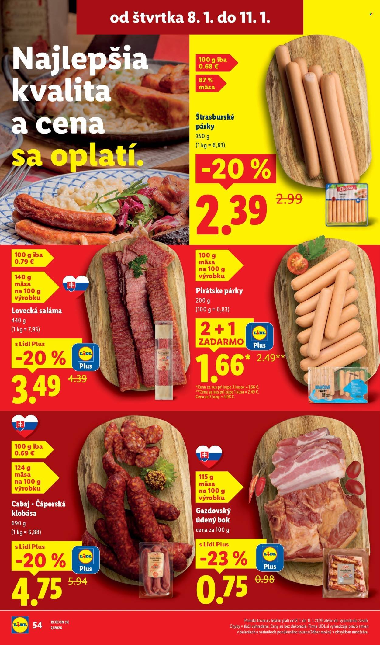 LIDL leták - Od pondelka 5.1.2026 (2026-01-05 - 2026-01-11) | 64