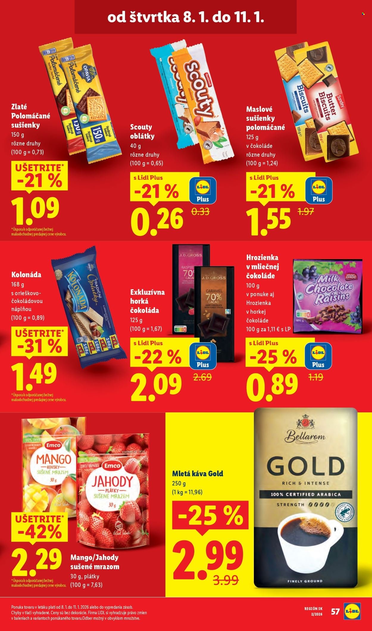 LIDL leták - Od pondelka 5.1.2026 (2026-01-05 - 2026-01-11) | 67