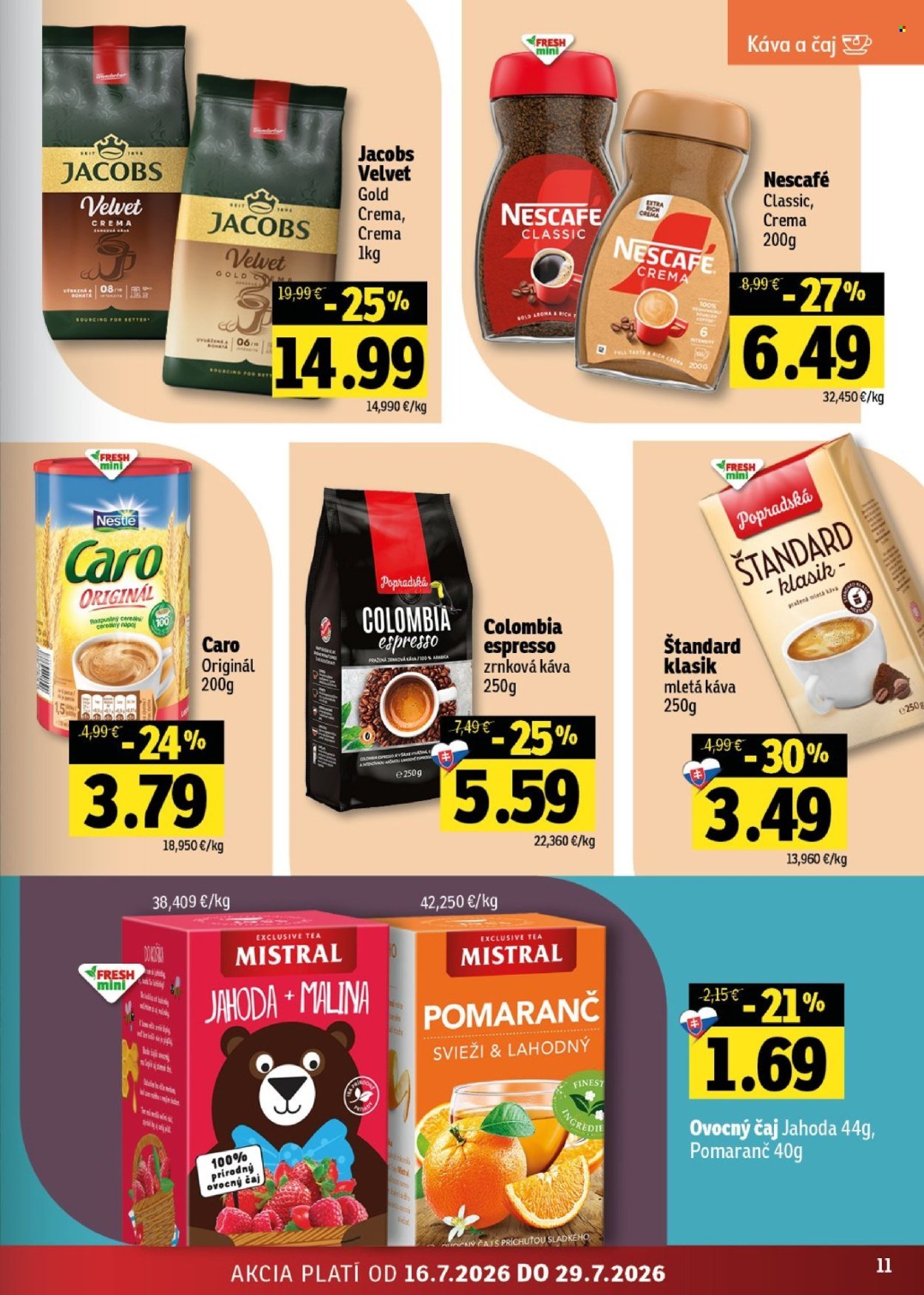 FRESH leták - Stredné a západné Slovensko