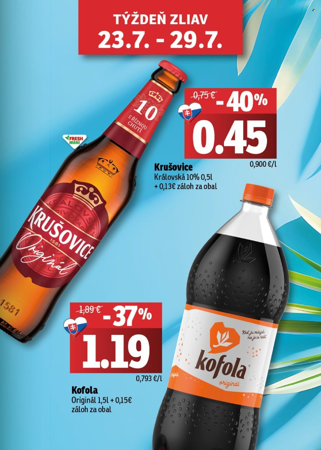 FRESH leták - Stredné a západné Slovensko