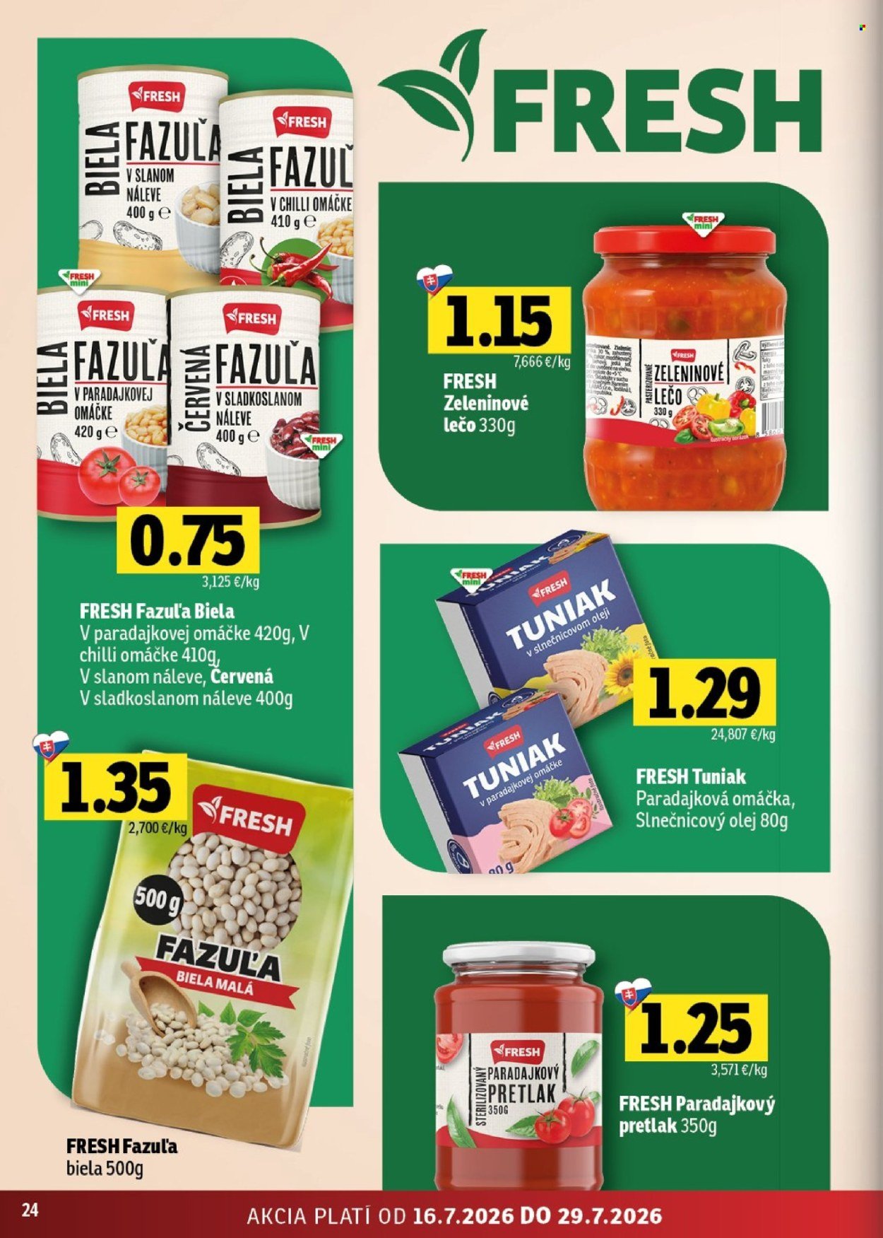 FRESH leták - Stredné a západné Slovensko