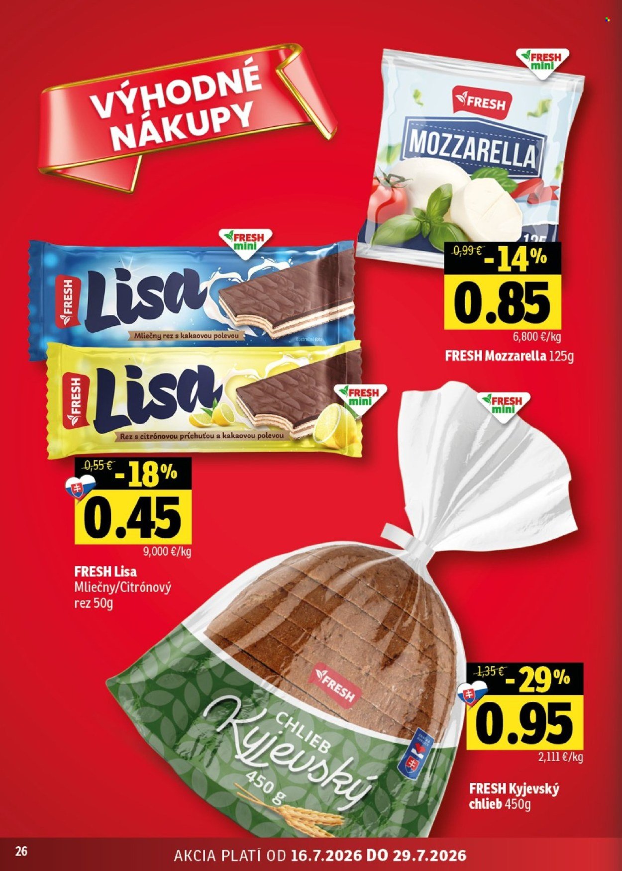 FRESH leták - Stredné a západné Slovensko
