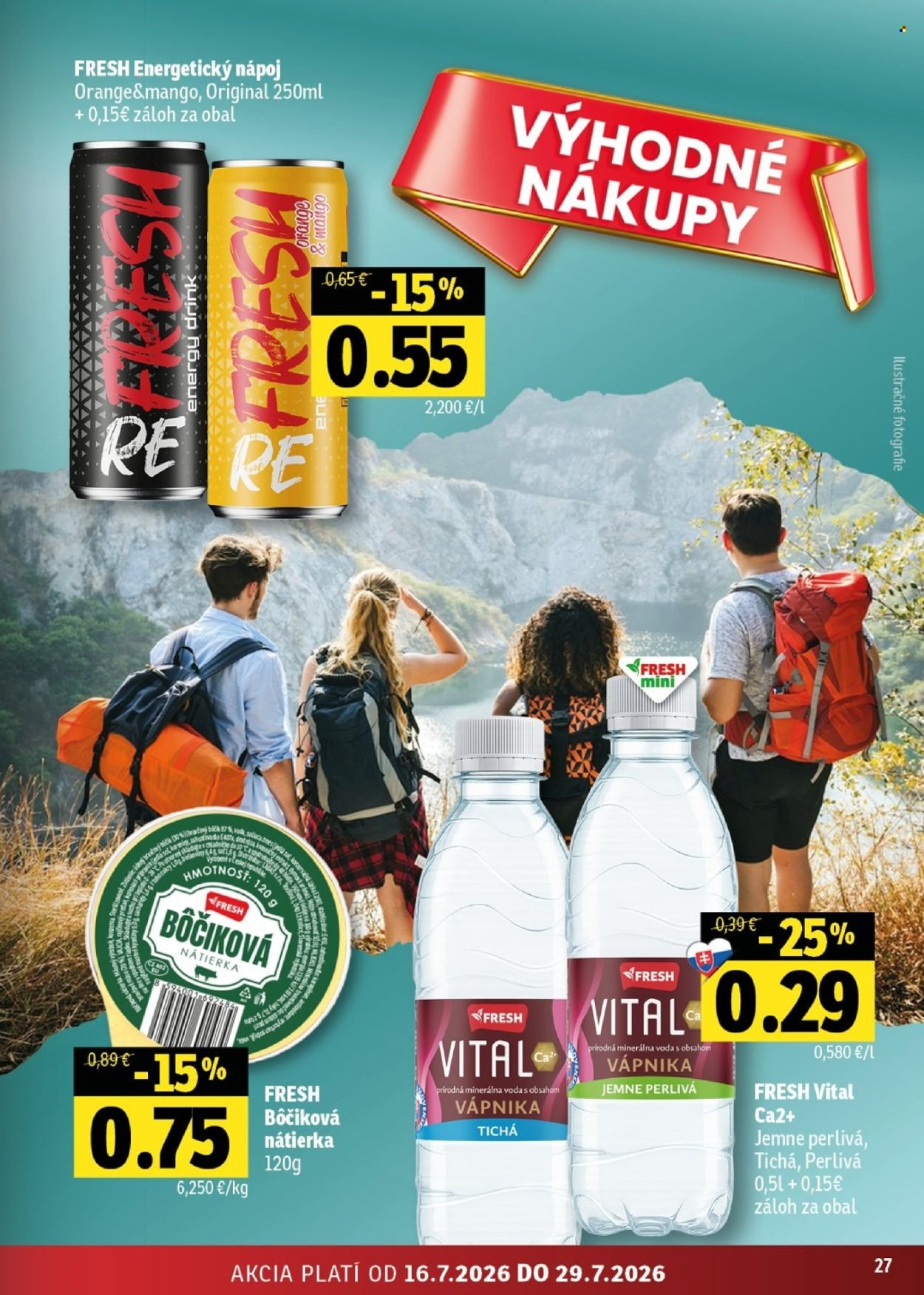 FRESH leták - Stredné a západné Slovensko