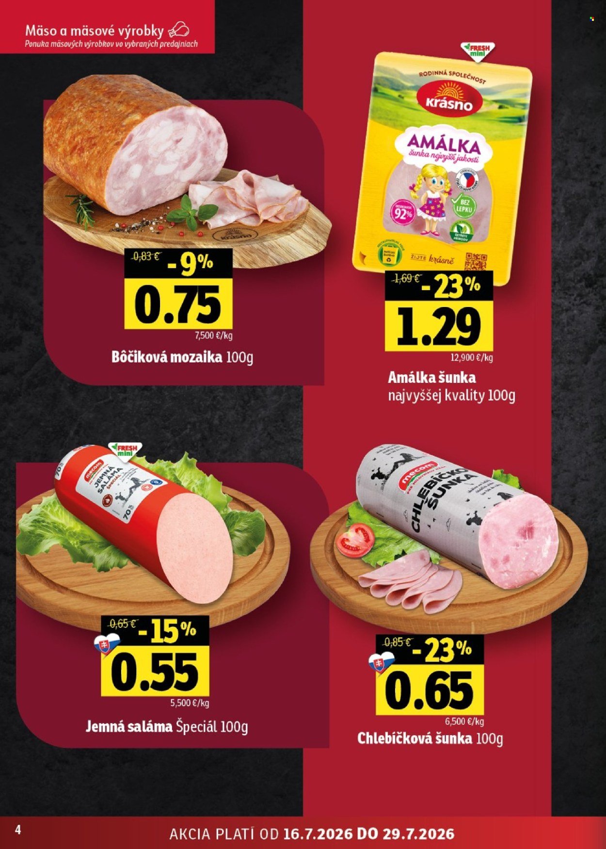 FRESH leták - Stredné a západné Slovensko
