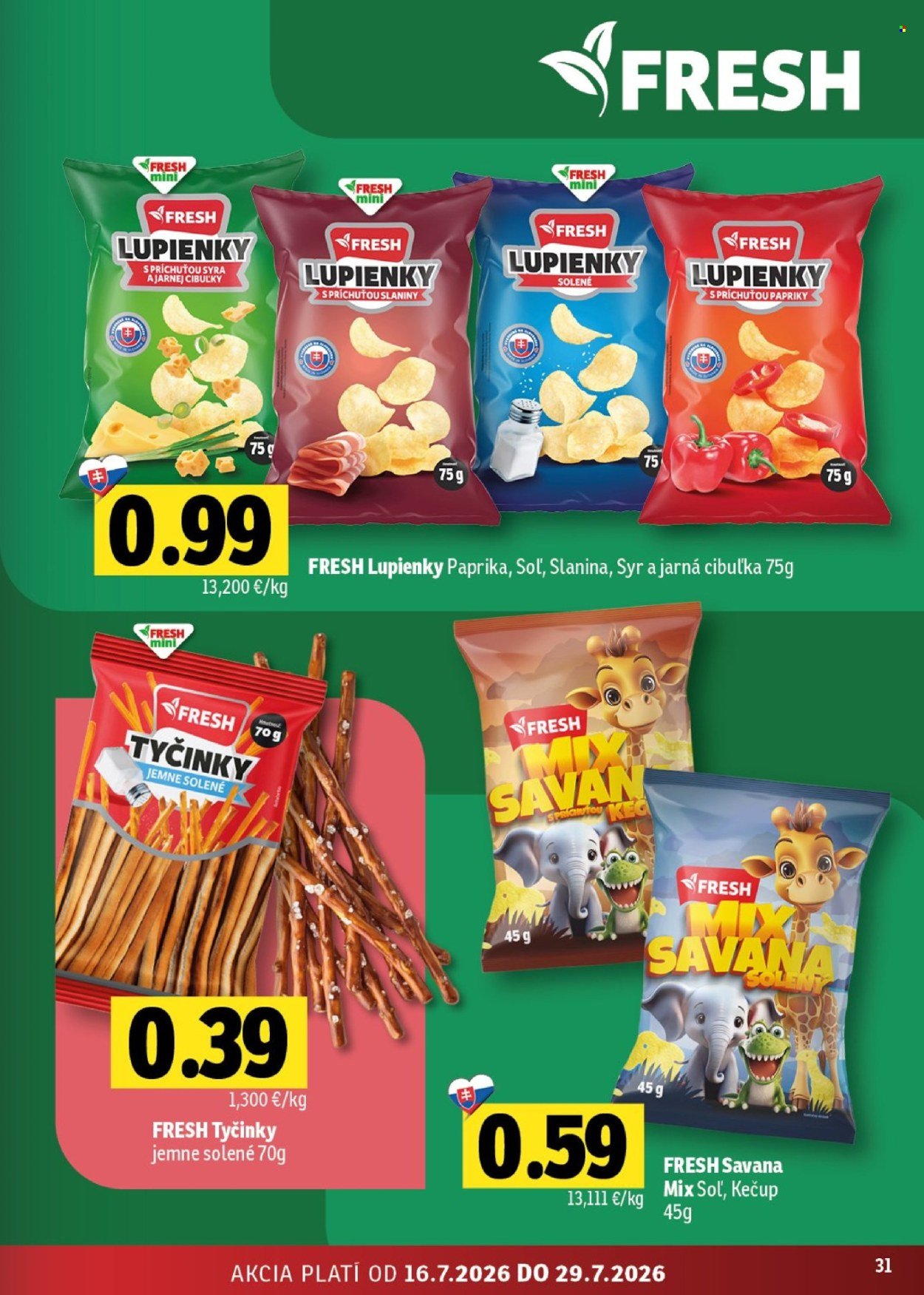 FRESH leták - Stredné a západné Slovensko