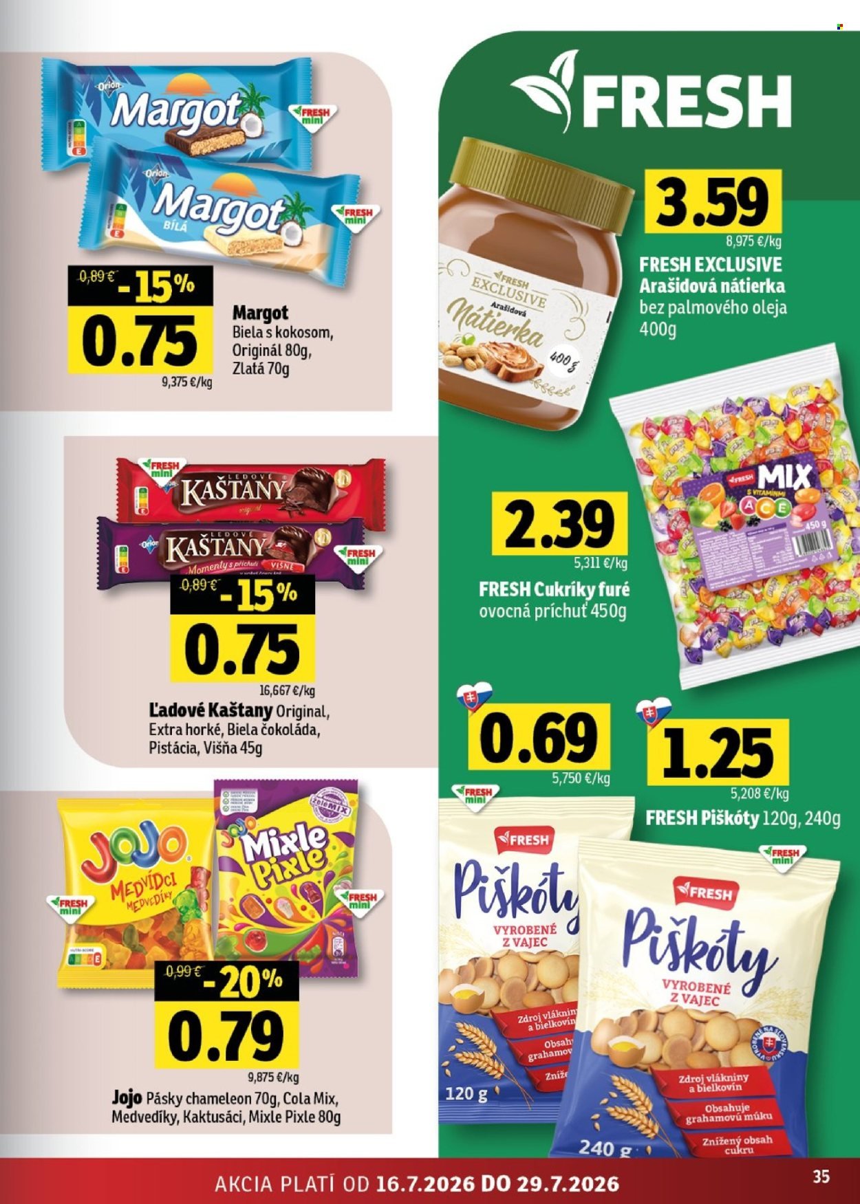 FRESH leták - Stredné a západné Slovensko