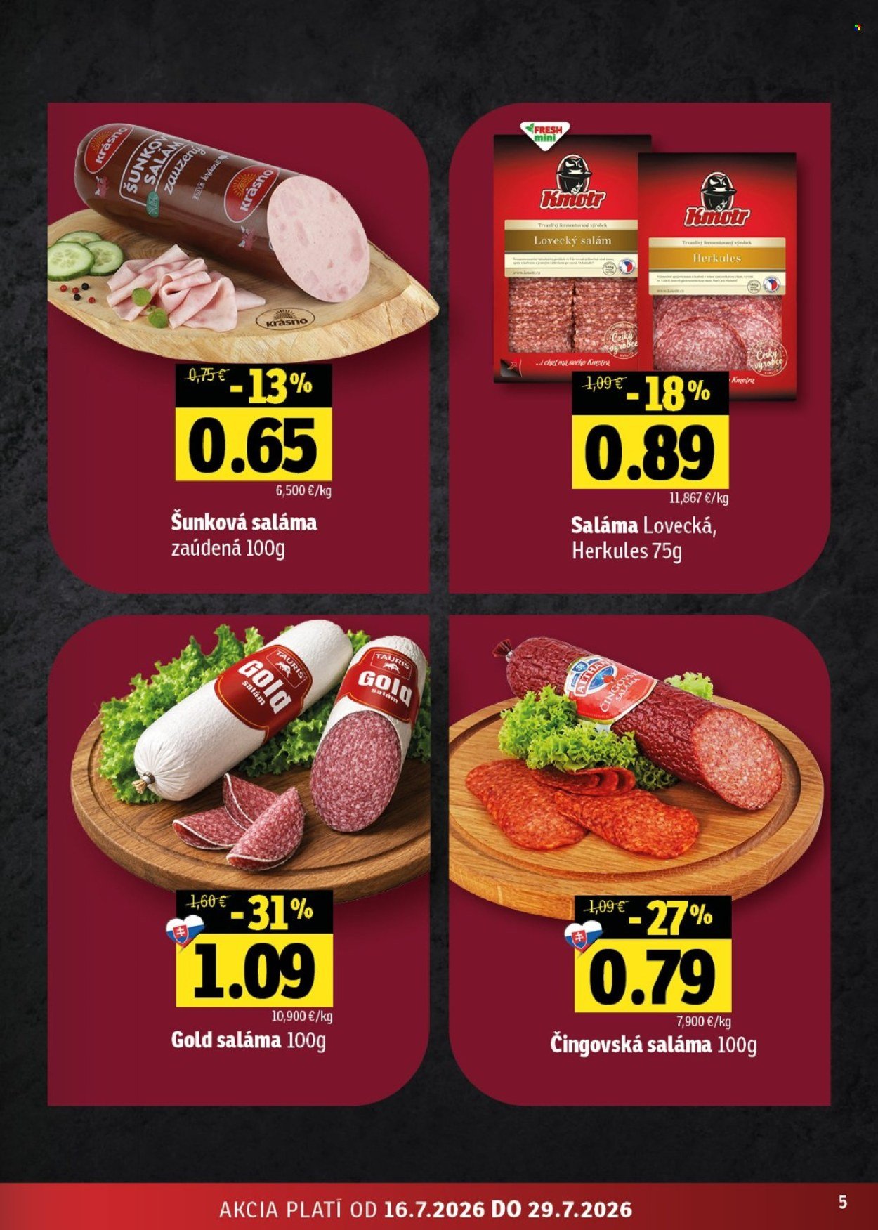 FRESH leták - Stredné a západné Slovensko