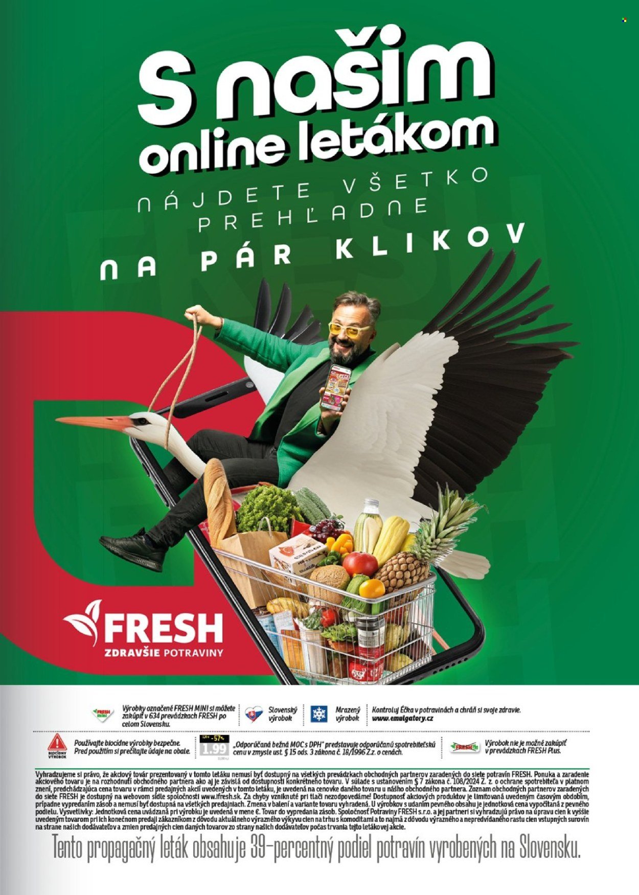 FRESH leták - Stredné a západné Slovensko