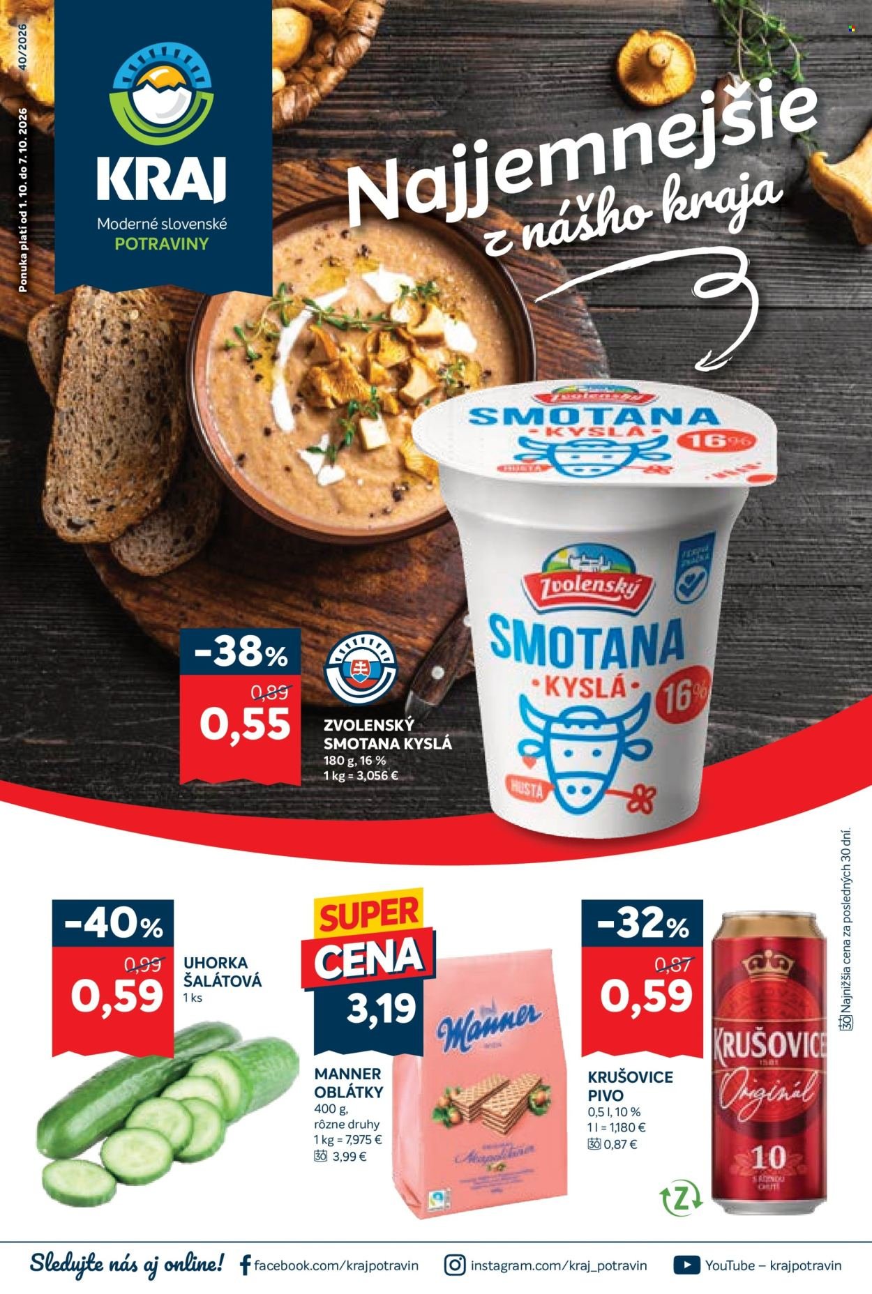 KRAJ leták - Od štvrtka 1.10.2026