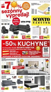 SCONTO NÁBYTOK leták - Aktuálny leták (2026-05-20 - 2026-06-16)