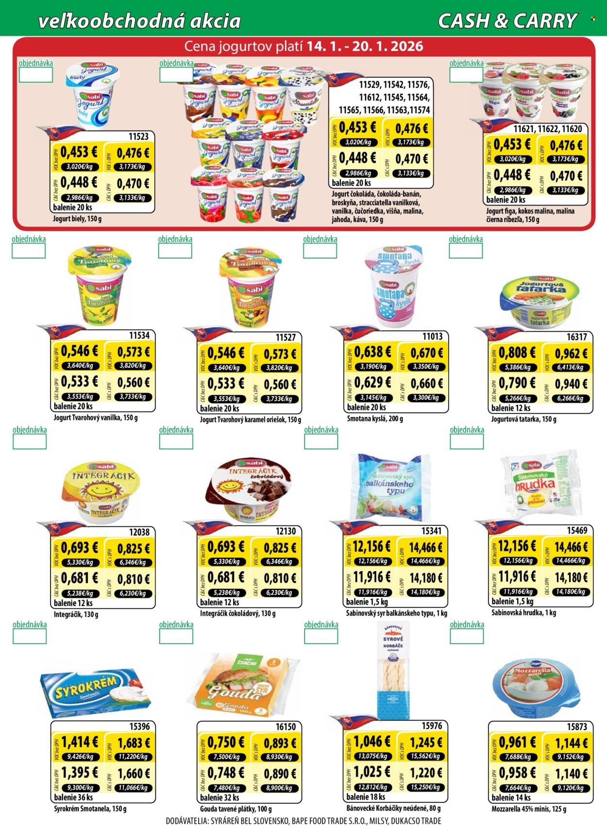 MILK AGRO leták - Cash & Carry (2026-01-02 - 2026-01-20) | 2