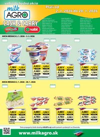 MILK AGRO leták - Cash & Carry (2026-01-02 - 2026-01-20)