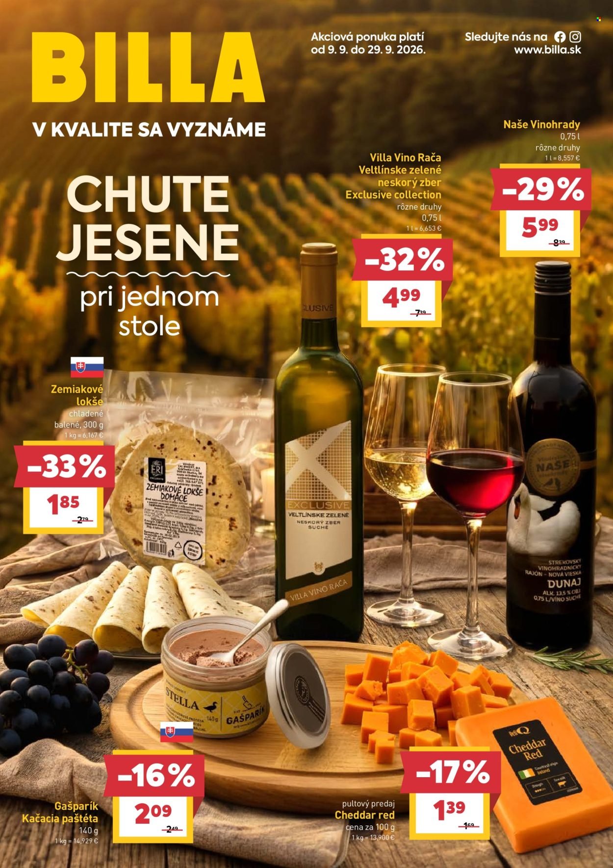 BILLA leták - Feast & Wine