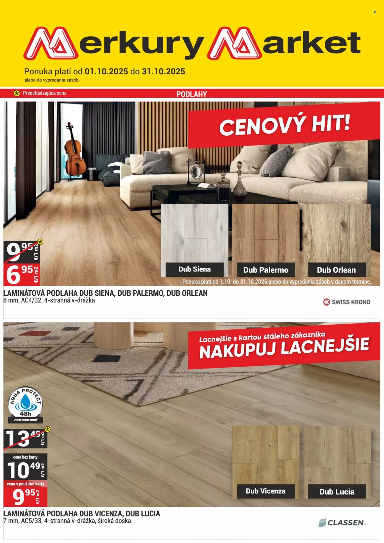 MERKURY MARKET leták - CENOVÝ HIT! (2025-10-01 - 2025-10-31) | 1