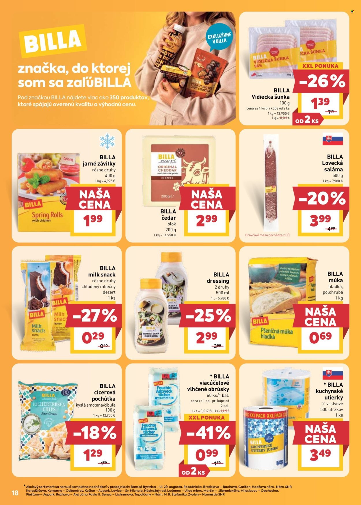 BILLA leták - Od stredy 15.7.2026