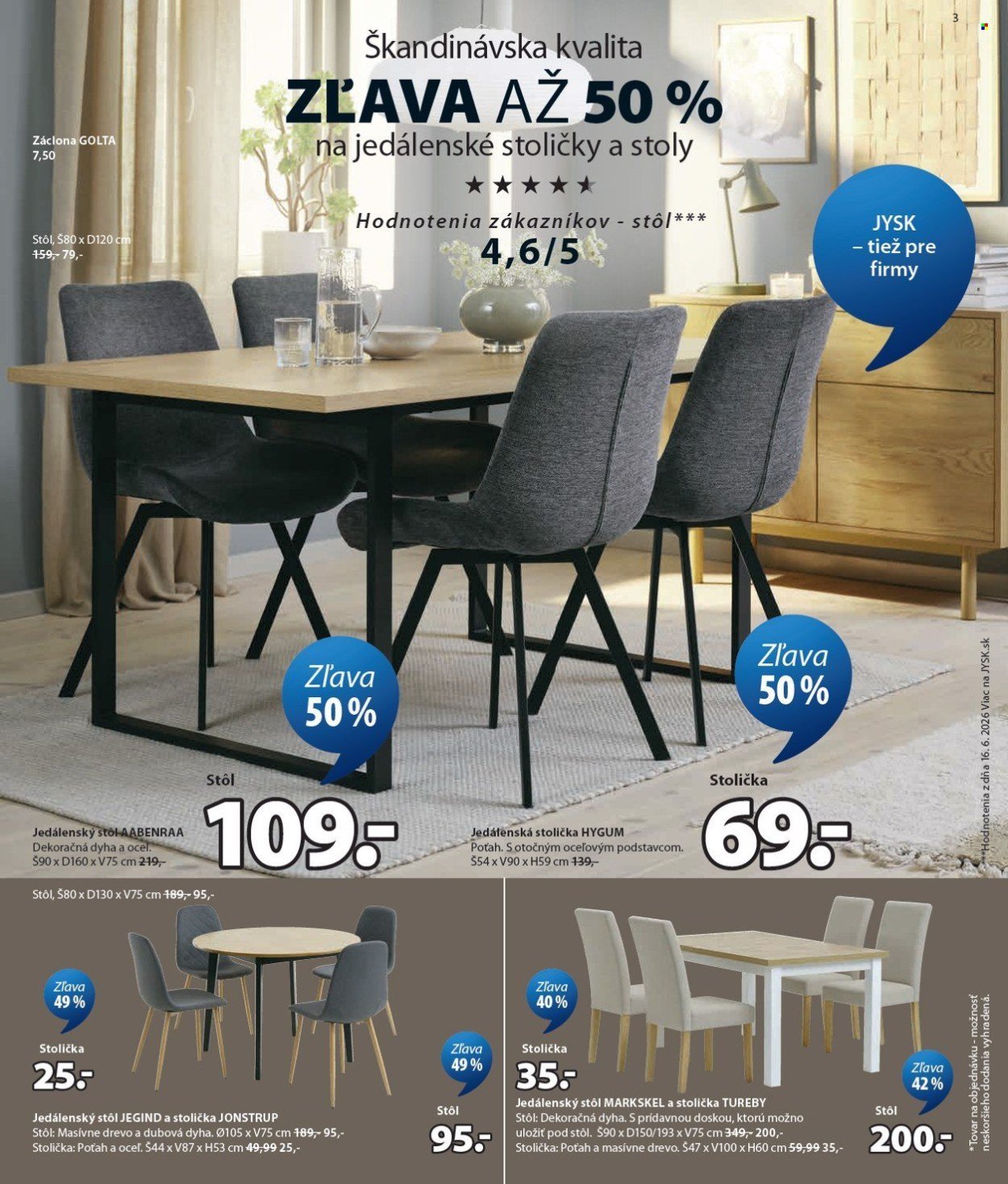 JYSK leták - Od stredy 12.8.2026