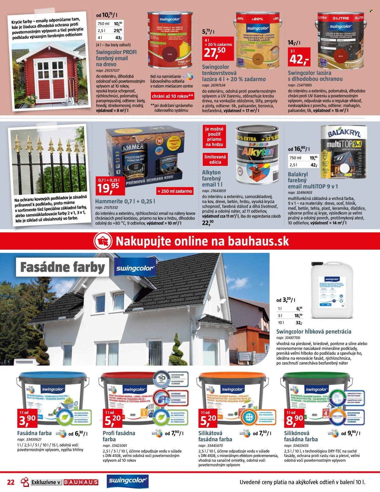 BAUHAUS leták - Aktuálna ponuka