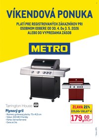 METRO leták - Víkendová ponuka - gril (2026-04-30 - 2026-05-03)