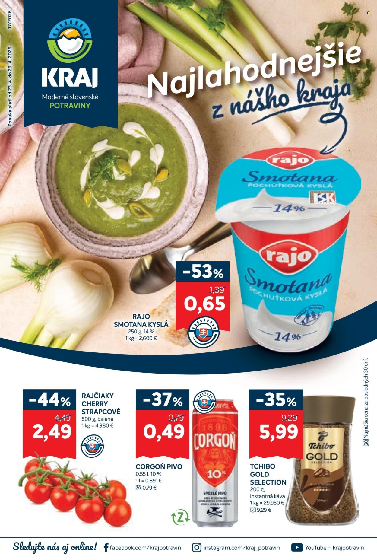 KRAJ leták - Od štvrtka 23.4.2026 (2026-04-23 - 2026-04-29) | 1