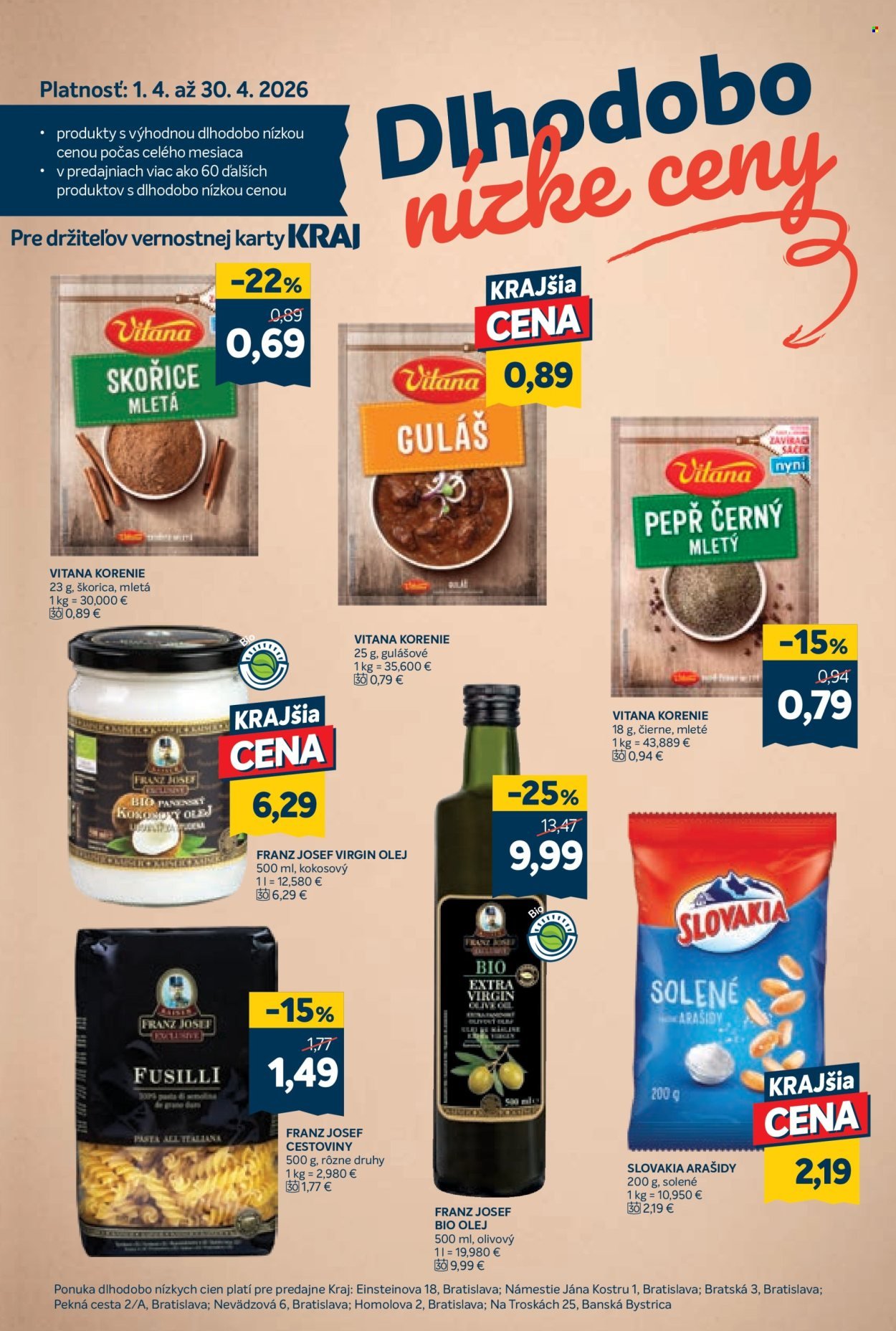 KRAJ leták - Od štvrtka 23.4.2026 (2026-04-23 - 2026-04-29) | 17