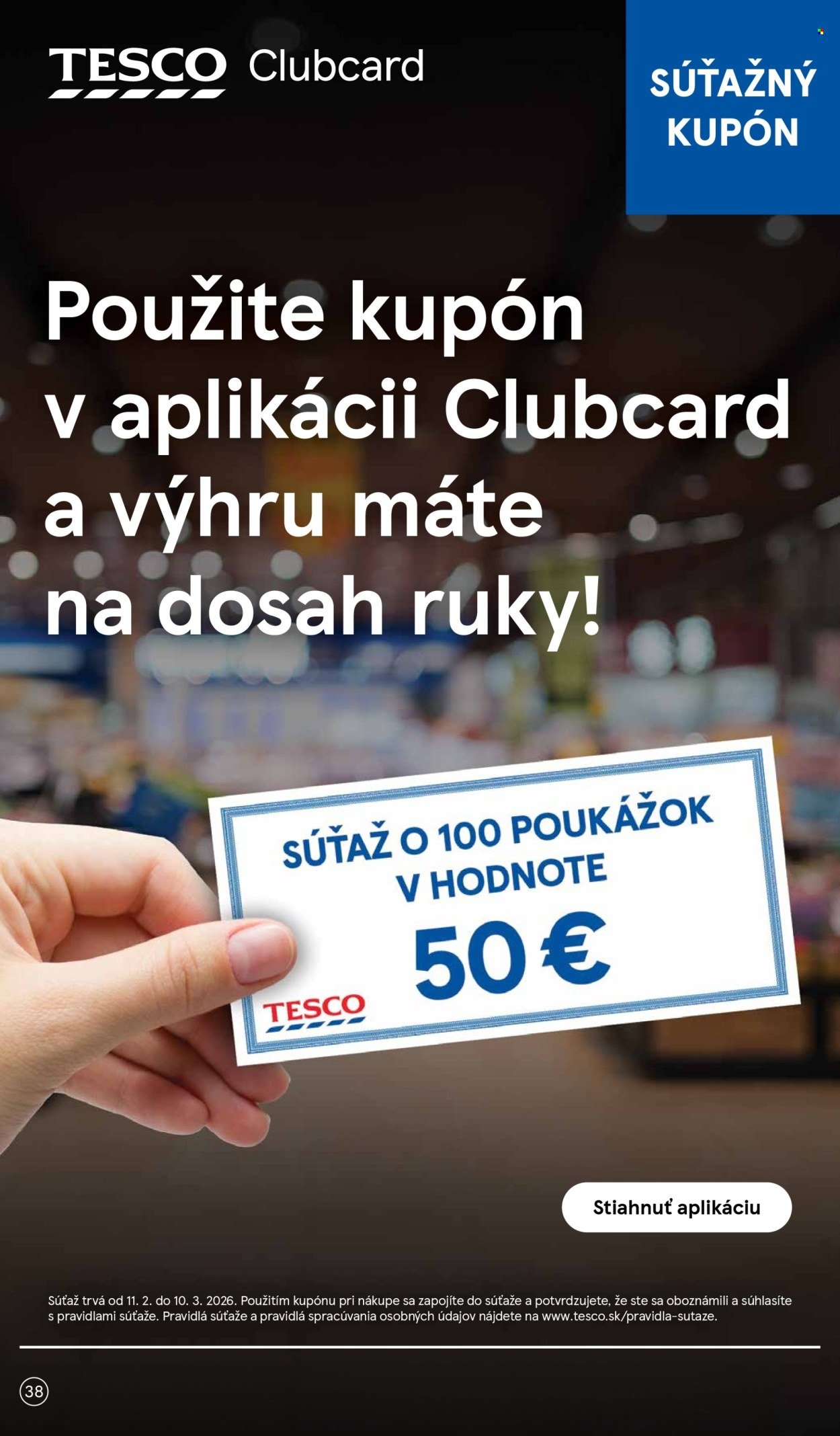 TESCO leták - Od stredy 25.2.2026 (2026-02-25 - 2026-03-03) | 38