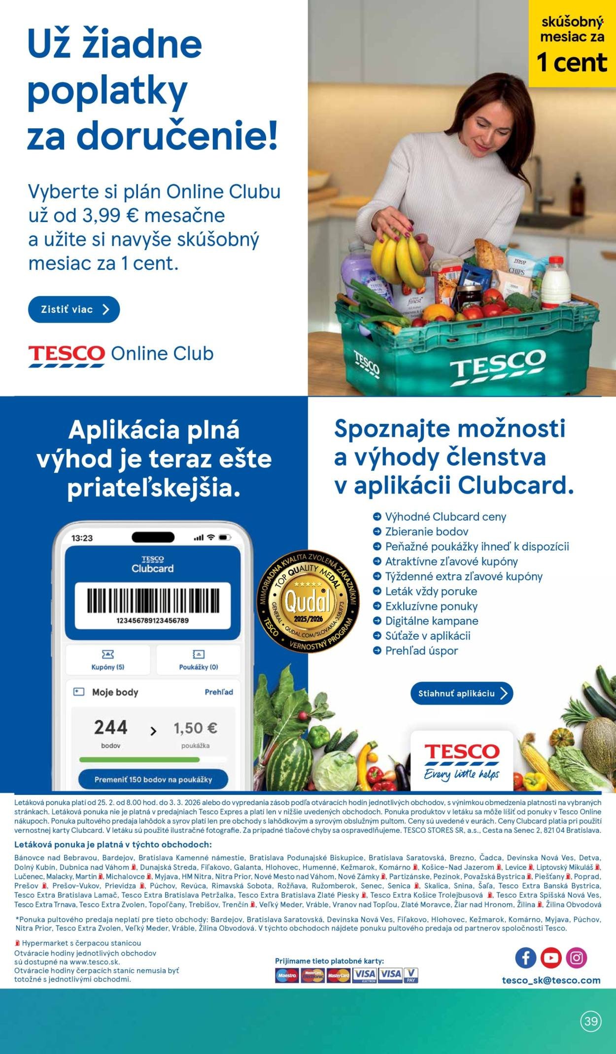 TESCO leták - Od stredy 25.2.2026 (2026-02-25 - 2026-03-03) | 39
