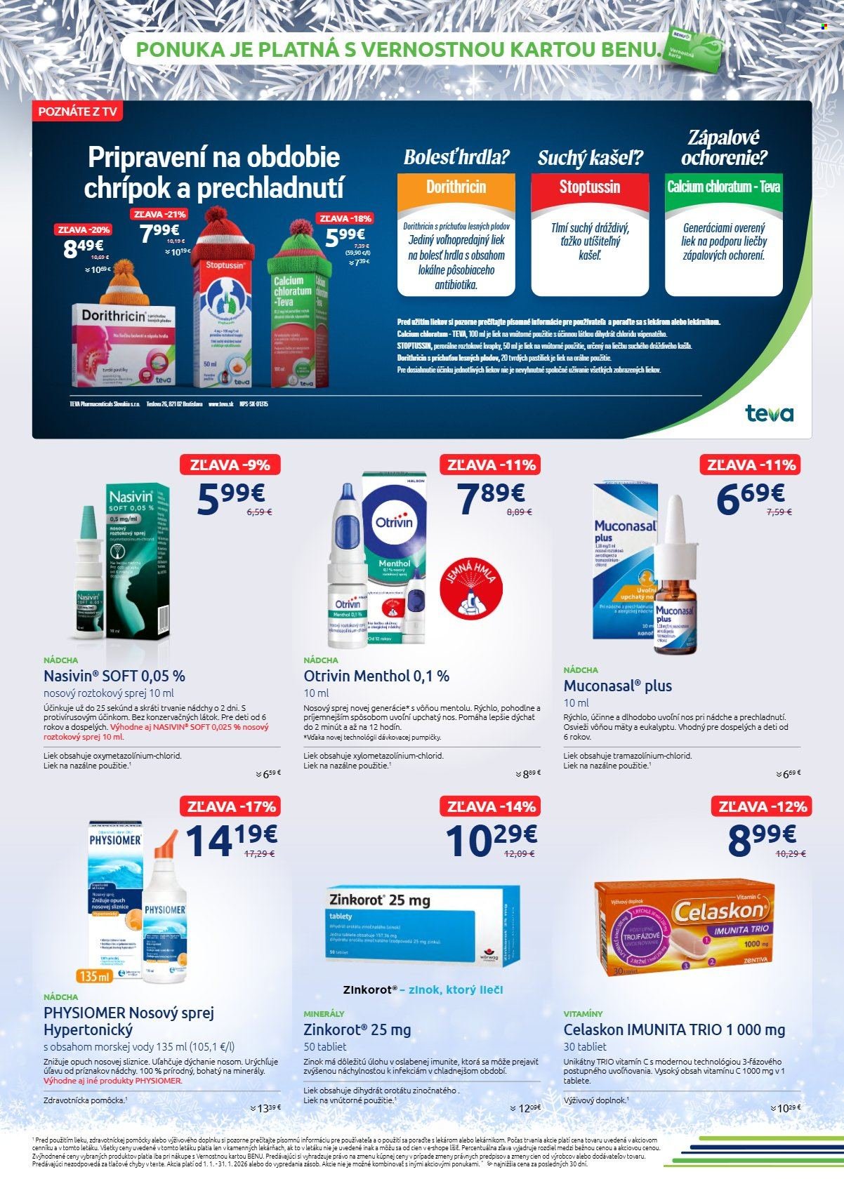 BENU LEKÁREŇ leták - Od štvrtka 1.1.2026 (2026-01-01 - 2026-01-31) | 4