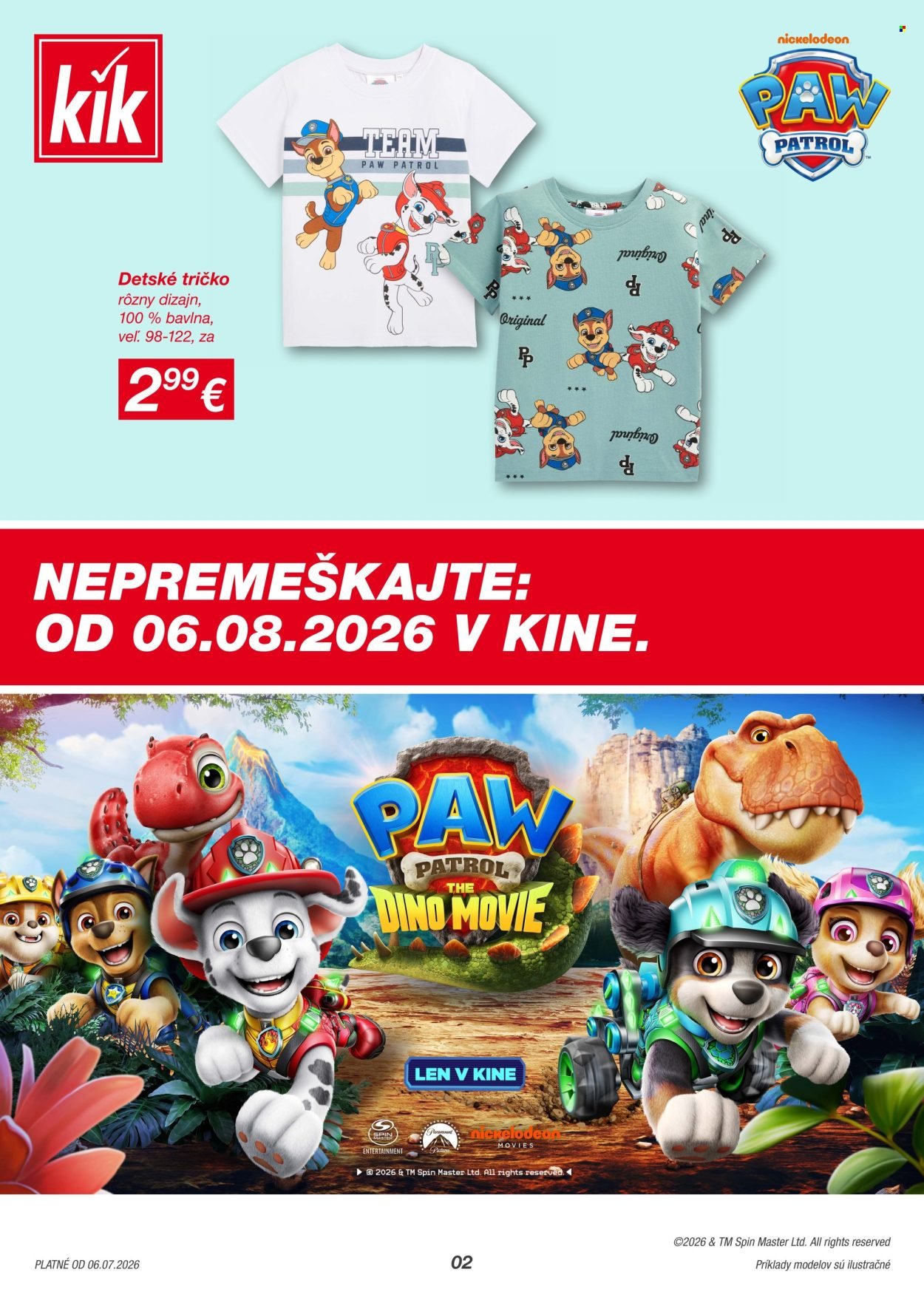 KIK leták - júli 2026