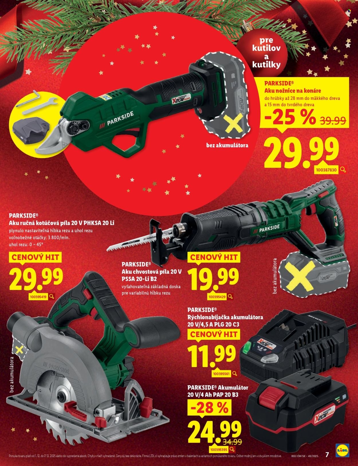 LIDL leták - Od pondelka 1.12.2025 (2025-12-01 - 2025-12-07) | 7