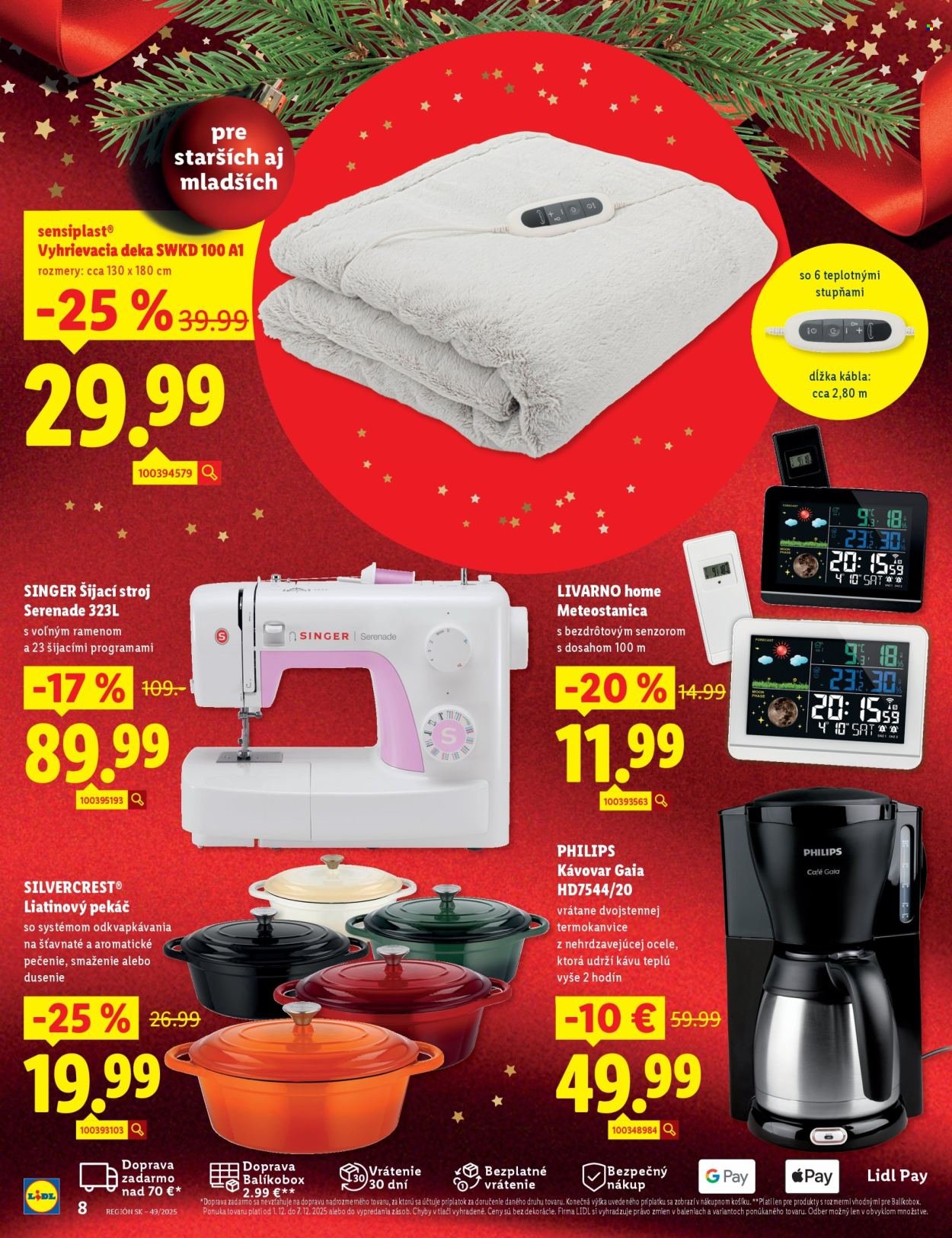 LIDL leták - Od pondelka 1.12.2025 (2025-12-01 - 2025-12-07) | 8