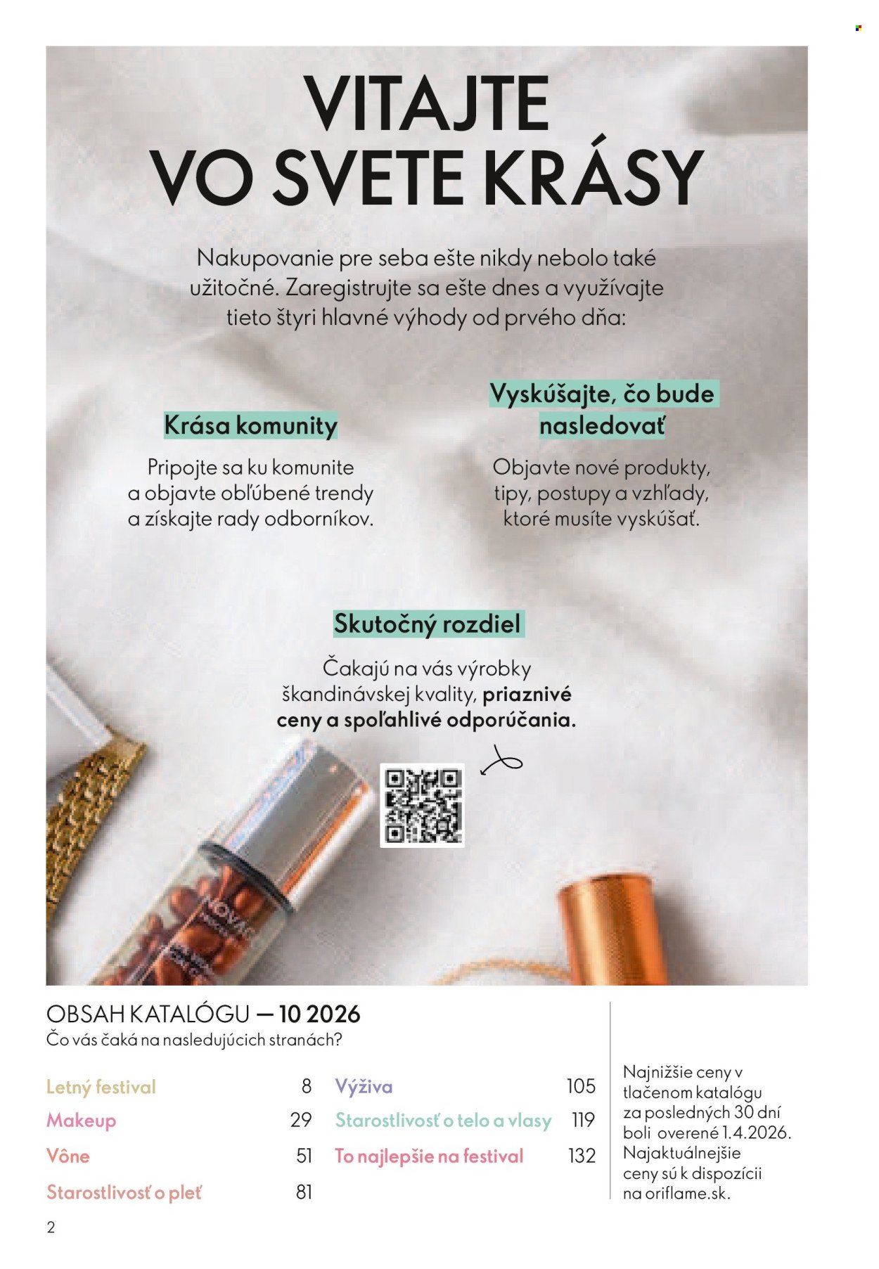 ORIFLAME leták - Katalóg 10