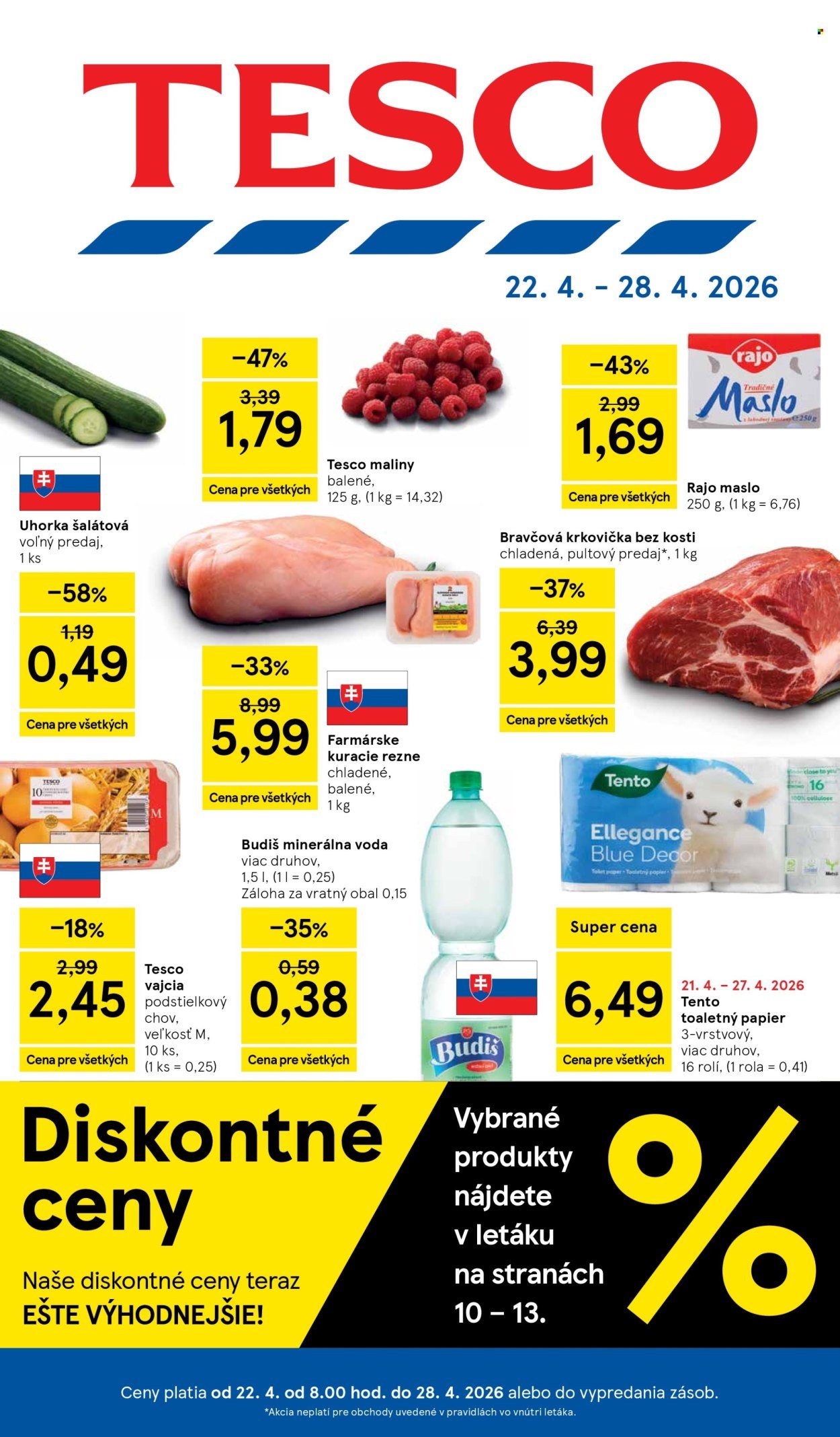 TESCO leták - Od stredy 22.4.2026 (2026-04-22 - 2026-04-28) | 1