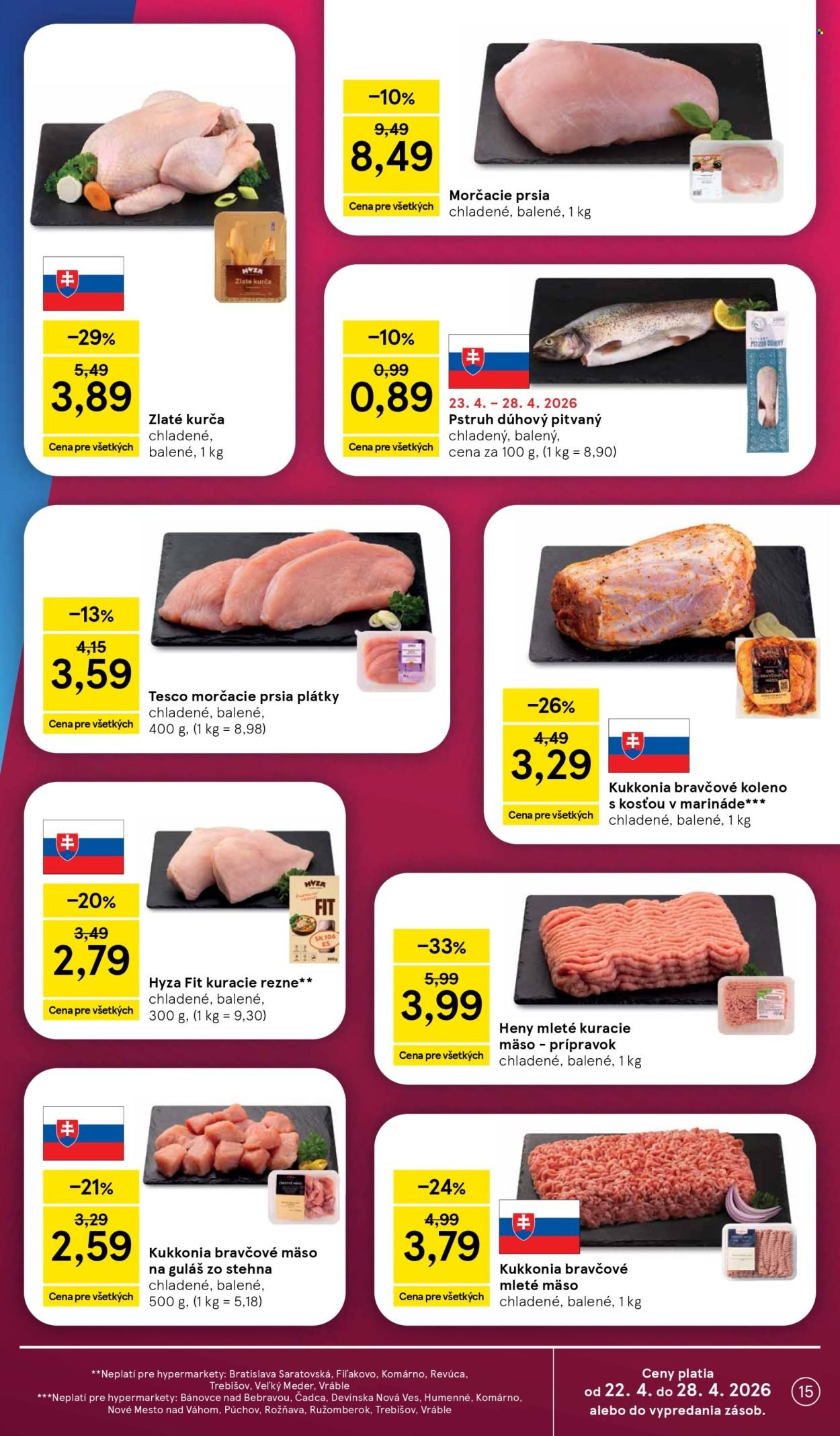 TESCO leták - Od stredy 22.4.2026 (2026-04-22 - 2026-04-28) | 15