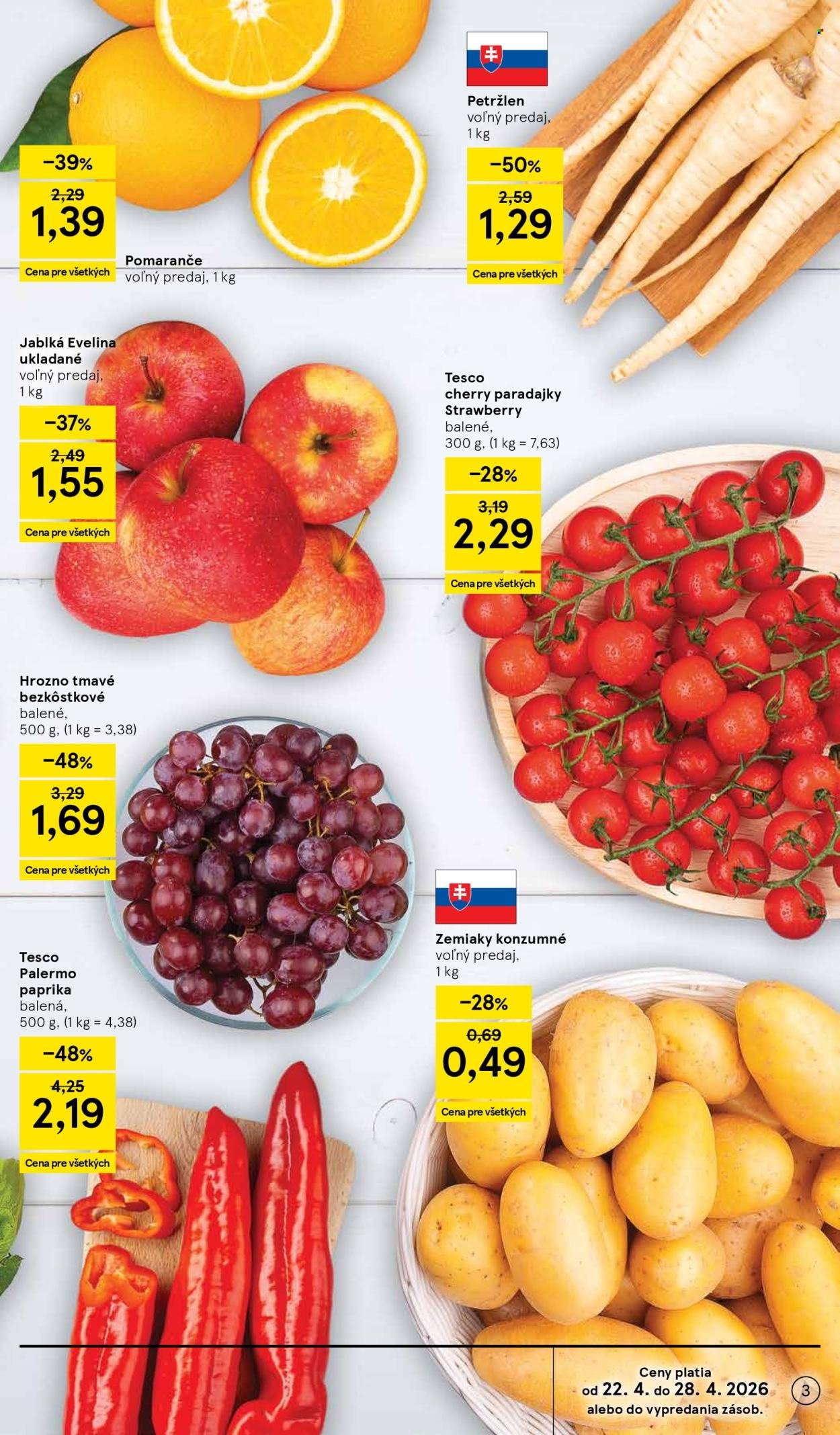 TESCO leták - Od stredy 22.4.2026 (2026-04-22 - 2026-04-28) | 3