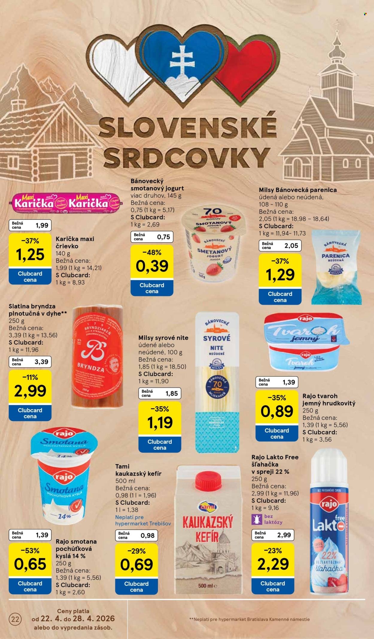 TESCO leták - Od stredy 22.4.2026 (2026-04-22 - 2026-04-28) | 22