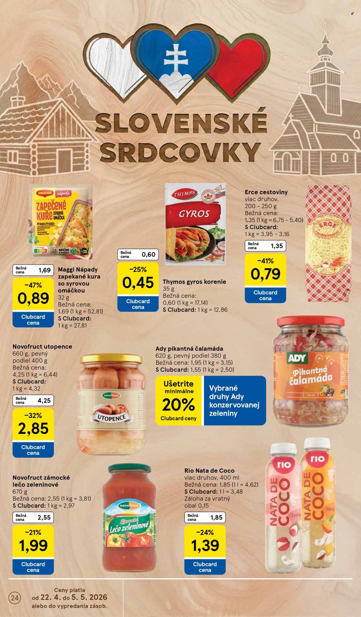 TESCO leták - Od stredy 22.4.2026 (2026-04-22 - 2026-04-28) | 24